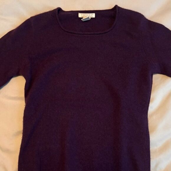 Purple Cashmere Sweater - Picture 3 of 3